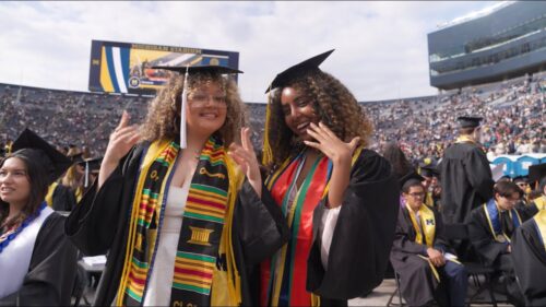 A day of cheering, commemorating, and celebrating the #ClassOf2024. Congratulations, graduates!

#MGoGrad #Victors2024 #GoBlue #LeadersAndBest

This video was created by UMSocial, a unit of the Office of the Vice President for Communications.