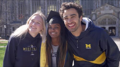 The scene has been set for 2024 graduates. Lights, camera, celebration! 
Congratulations, Victors 2024! 

#MGoGrad #Victors2024 #GoBlue #LeadersAndBest

This video was created by UMSocial, a unit of the Office of the Vice President for Communications.