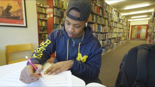 “I believe music is universal, and music helps me connect with others.”

Get to know Felicien Sangwa, an economics major at the University of Michigan College of Literature, Science, and the Arts who came to the US in 2017 and has since produced a pair of songs during his time at U-M. #BlackHistoryMonth