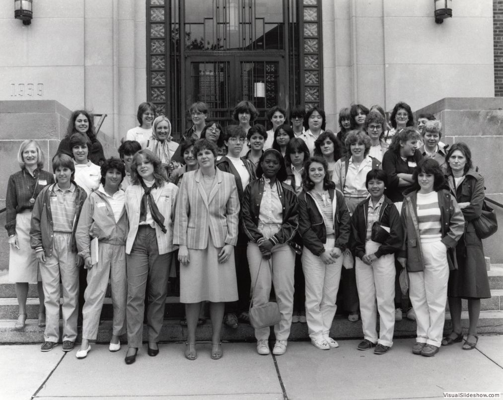 Science Day on Campus, 1984<br/>Always with an eye to the future, Women In Science and Engineering provides programs to inspire and support young women while they pursue their dreams.